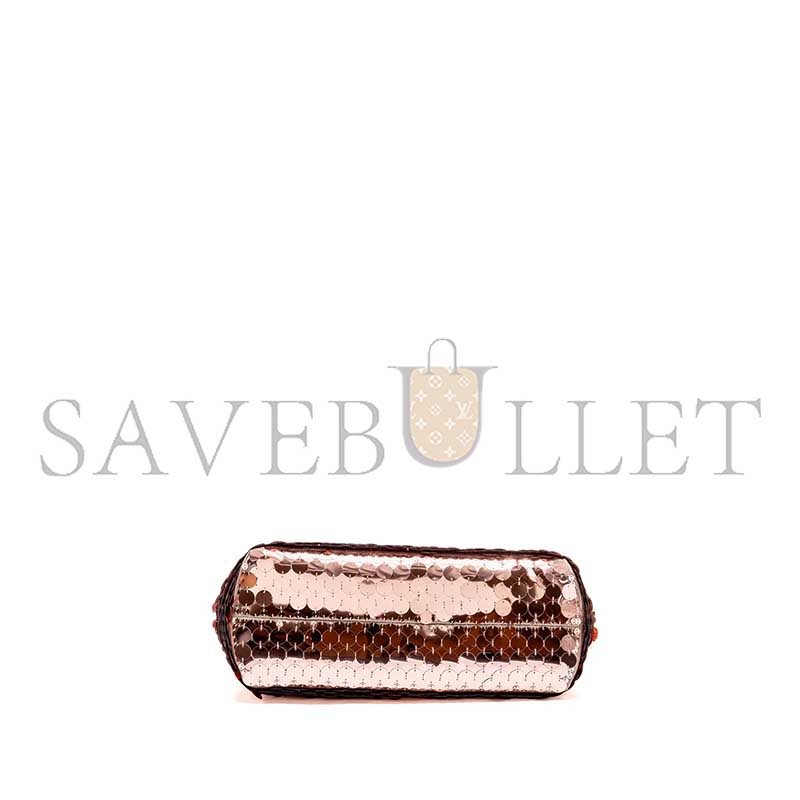 FENDI SMALL FIRST CLUTCH BAG SEQUIN PINK (26*18*9.5cm) 